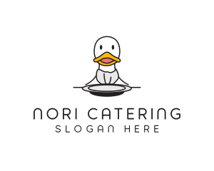 Duck Restaurant Diner logo design