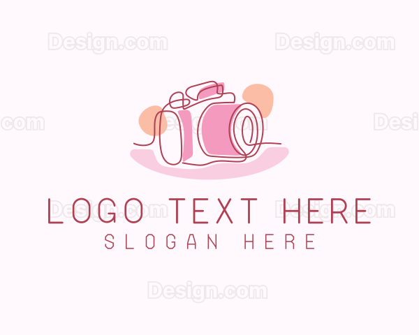 Cute Camera Photographer Logo