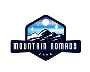 Night Mountain Adventure logo design