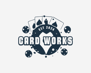 Casino Poker Cards logo design