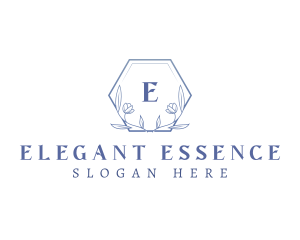 Elegant Floral Bloom logo design