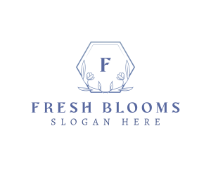 Elegant Floral Bloom logo design