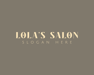 Luxury Cosmetics Salon logo design