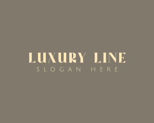 Luxury Cosmetics Salon logo design