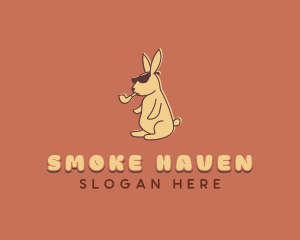 Smoking Pipe Bunny logo