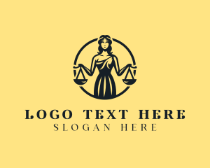 Judge Woman Lawyer logo