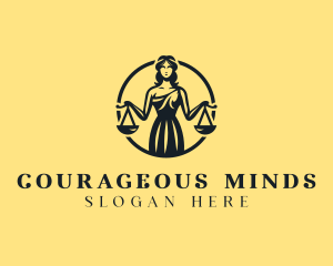 Judge Woman Lawyer logo