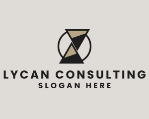 Hourglass Marketing  Firm logo design