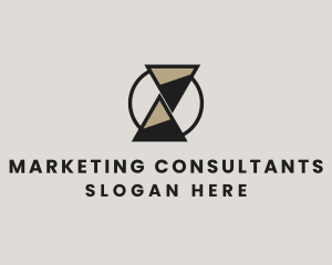 Hourglass Marketing  Firm logo design