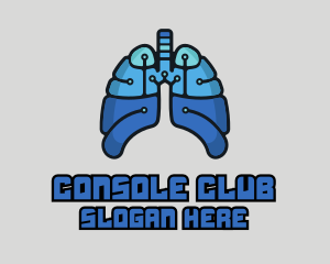 Circuit Tech Lungs logo design