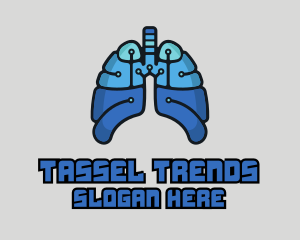 Circuit Tech Lungs logo design