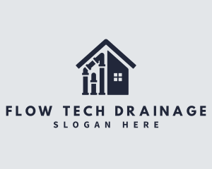 Pipe House Plumbing logo design