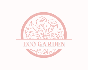 Eco Flower Garden logo design