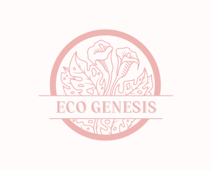 Eco Flower Garden logo design