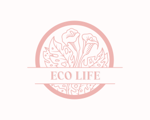 Eco Flower Garden logo design