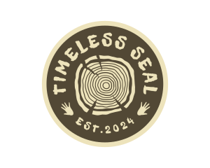 Native Wood Seal  logo design