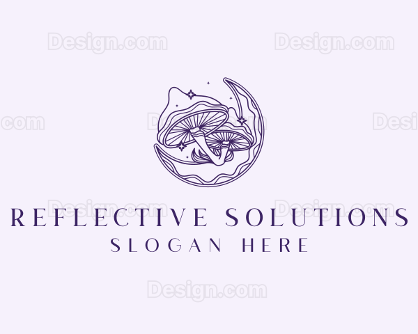 Holistic Magic Mushroom Logo