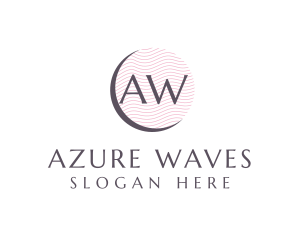 Stylish Waves Company logo design