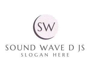 Stylish Waves Company logo design