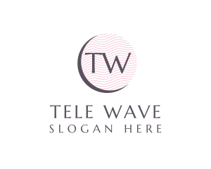 Stylish Waves Company logo design