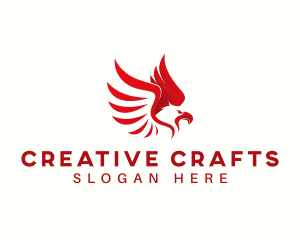 Eagle Bird Wings logo design