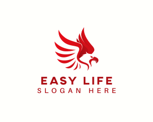 Eagle Bird Wings logo design