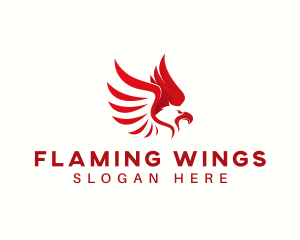 Eagle Bird Wings logo design