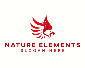 Eagle Bird Wings logo design