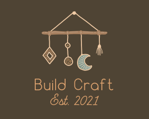 Hanging Macrame Craft logo design