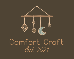 Hanging Macrame Craft logo design