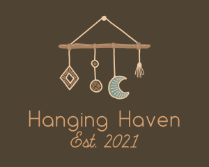 Hanging Macrame Craft logo design