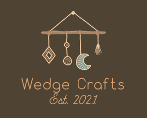 Hanging Macrame Craft logo design