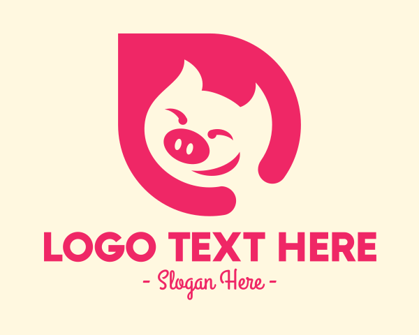 Happy Animal logo example 1