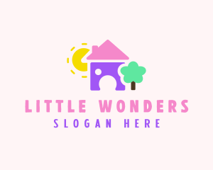 Kids Daycare Kindergarten logo design