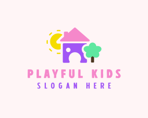 Kids Daycare Kindergarten logo