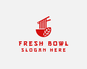 Red Noodle Asian Food Bowl logo