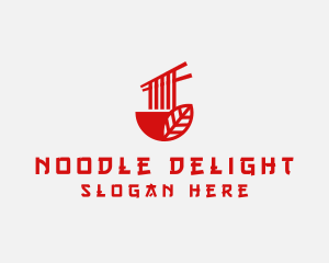 Red Noodle Asian Food Bowl logo
