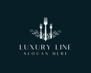 Luxury Food Restaurant   logo design