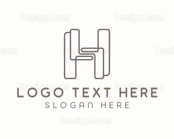 Studio Agency Letter H Logo