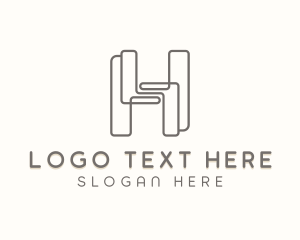 Studio Agency Letter H logo