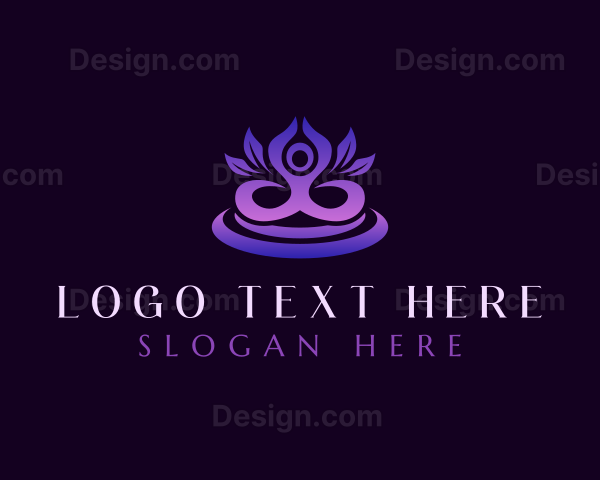 Spiritual Meditation Yoga Logo