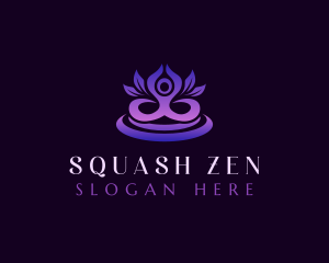 Spiritual Meditation Yoga logo design