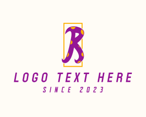 Polka Dot Letter R  logo