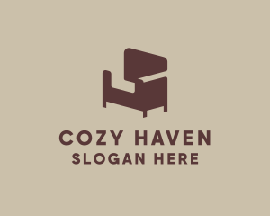 Couch Furniture Furnishing logo design