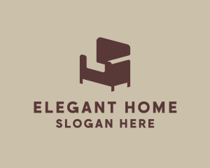 Couch Furniture Furnishing logo design
