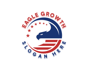 USA Political Eagle logo design