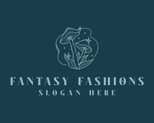 Fantasy Wild Mushroom logo design