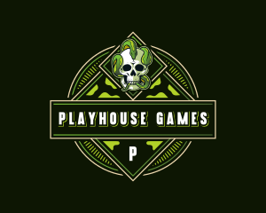 Skull Snake Gaming logo design