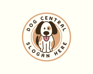 Pet Puppy Dog  logo design