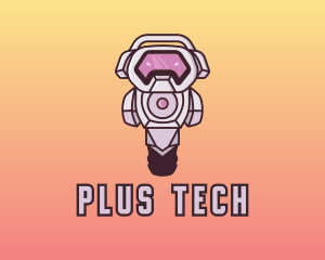 Tech Robot Gamer  logo design